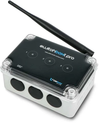 BleBox switchBoxT Pro - 3x bepotencialė 230V WiFi relė - Android/iOS programėlė