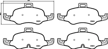 Brake pads - tuning Xtra P 85 160X front