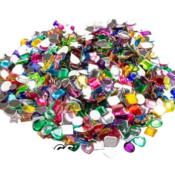 Cirkonio karoliukų rinkinys, 200pcs-random