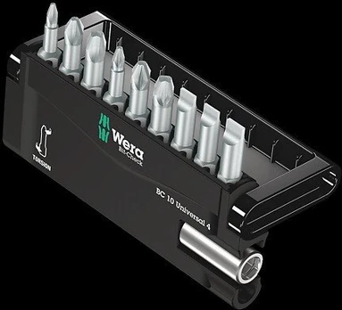 Wera Bit-check 10 Universal 4 Ph, Pz, Sl 10 vnt. rinkinys