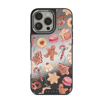 Cookie Jar - iPhone 16 Pro Max Case, Elite Mirror Dark (MagSafe) / Silver
