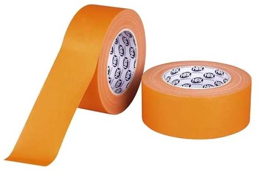 Usorteret Gaffatape fluo oranžinis, 50mm x 25m
