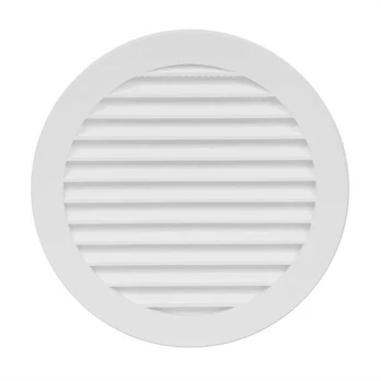 Plastikinės ventiliacijos grotelės VR125M, DN125, apvalios, juodos sp.