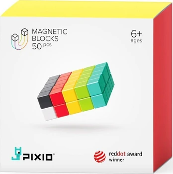PIXIO 50, 6 spalvų magnetiniai blokai ir nemokama programa