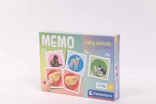 Clementoni CLE Gra memo Zwierzštka 18315