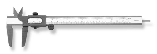 Slankmatis "206" 120mm/5" 1/10mm 1/16", Scala