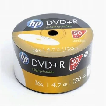 Firmos Hp Dvd+r diskai, 4,7 gb, 16x, printable, 50 vnt.