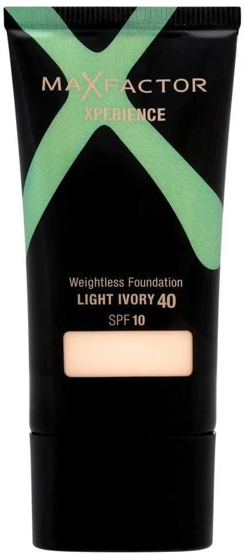 „Max Factor Xperience“ skystas makiažo pagrindas „40 Light Ivory SPF 10“, 30 ml