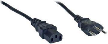 Maitinimo kabelis InLine 3pin-IEC C13 1.8m juoda (16652C)