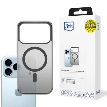 Dėklas 3mk Frosty MagCase Apple iPhone 17 Pro Max/18 Pro Max juodas