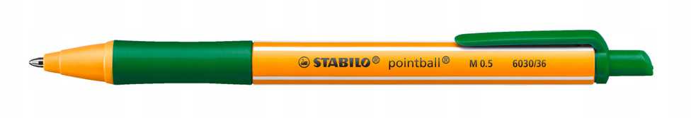 Rašiklis Stabilo Pointball 0,5 mm, žalias