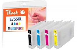 Peach Patrone Epson No.755XL MultiPack b/c/m/y restauruota