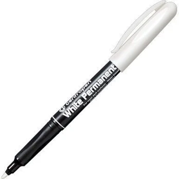 Žymeklis permanentinis CENTROPEN 2686 1,2mm baltas, pak.10vnt.