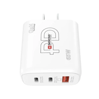 Skross Power Charger US/Japan mfl. 2xUSB-C PD + 1xUSB-A GaN 65W