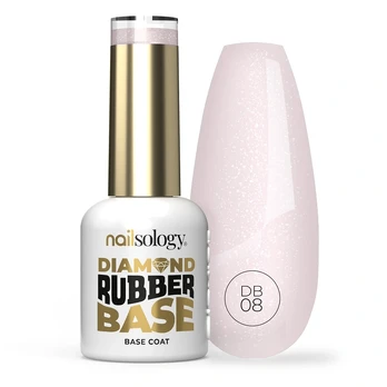 CLAVIER_Nailsology Diamond Rubber Hybrid Base DB08 Pearly Bride 8ml