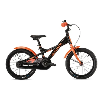 Children's bicycle S´COOL XXlite, 16" black-orange