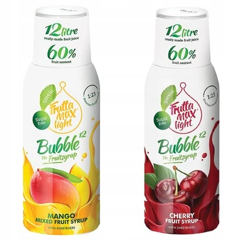 Sirupas FruttaMax MANGO LIGHT 500ml+Sirupas FruttaMax Cherry LIGHT 500ml