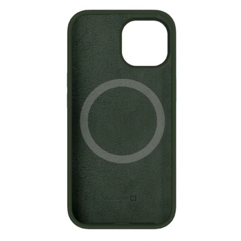 Evelatus iPhone 15 Premium Magsafe Soft Touch silikoninis dėklas Apple Dark Olive