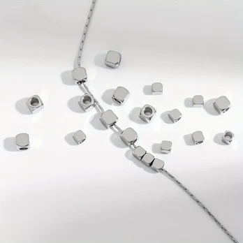 Kvadratiniai karoliukai, 4mm*hole 3mm