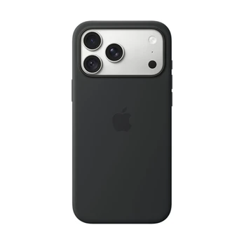 Dėkliukas APPLE iPhone 18 Pro Max Silicone Case with MagSafe - Black