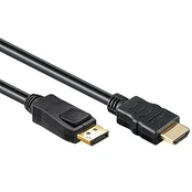 EFB DisplayPort auf HDMI A, St.-St., 5,0m, juodas kaina