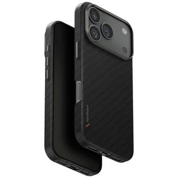 Dėklas UNIQ Keva EDGE do iPhone 17 Pro Magclick Charging juoda