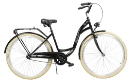 Dviratis AZIMUT City Lux 28" 2023 black-cream kaina