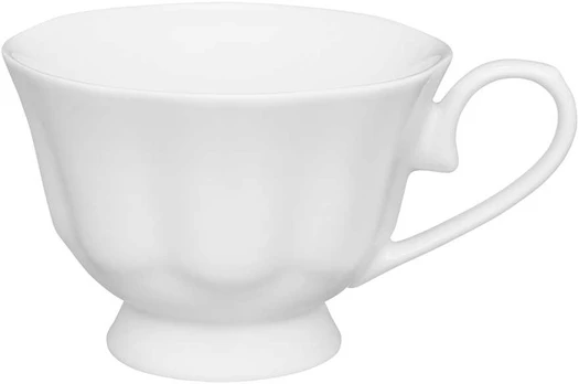 Diana puodelis su kojele, 380 ml, baltas, AMBITION