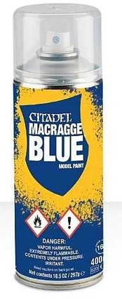 Games Workshop Citadel Primer Purškiklis: Macragge Mėlyna