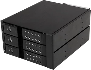 HDD/SSD korpusas StarTech 3 Bay Aluminum Trayless Hot Swap Mobile Rack Backplane, 3.5"