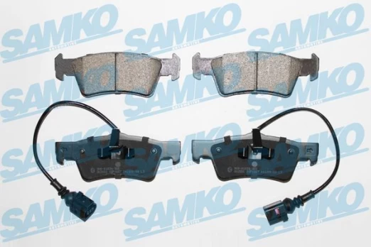 Stabdžių trinkelių rinkinys, diskinis stabdys SAMKO 5SP1667