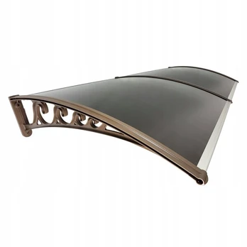 Stogelis virš durų Metal-gum, 200x80 cm, rudas