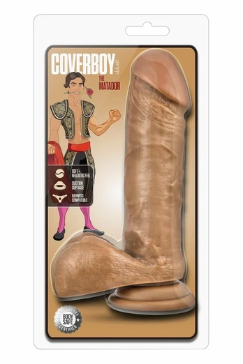 COVERBOY THE MATADOR 20.3cm Intimate Machine with Suction Cup, PVC