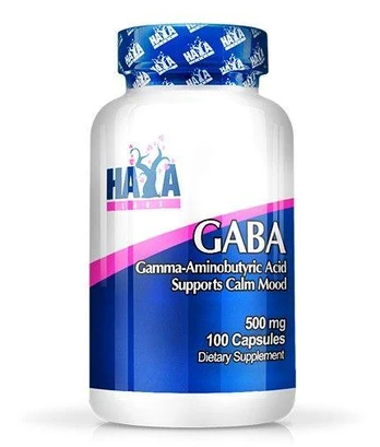 Haya Labs GABA 100 kaps. (Gaba-amino sviesto rūgštis)