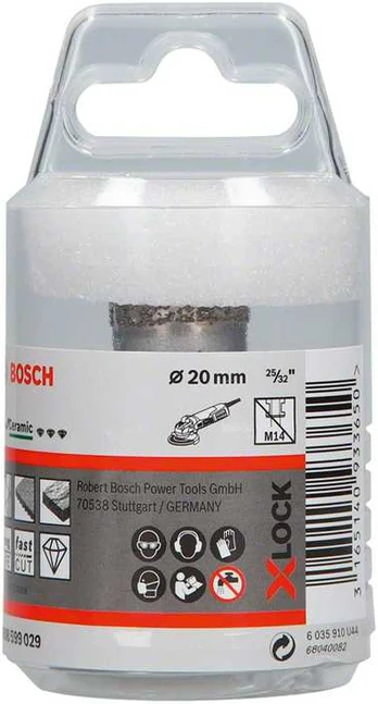 Grąžtas Bosch X-LOCK Ceramic Dry Speed 20 x 35 mm