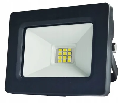 Led prožektorius 10w, neutrali balta, 1000lm, juodas
