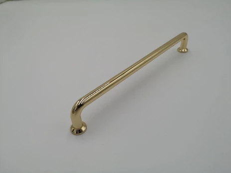 Zamak handle NORD C = 160 mm shiny auksinis