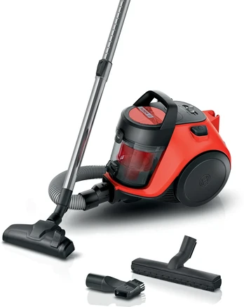 Bosch BGC05RD2H Series 2, Bagless vacuum cleaner, Raudona
