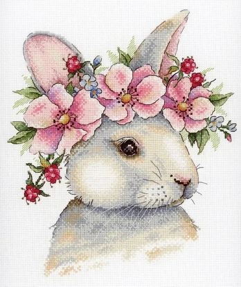 Rabbit in flowers SNV-785