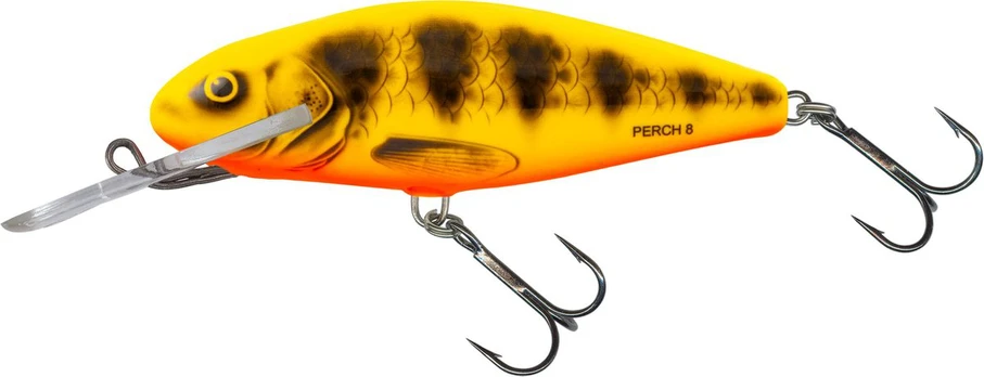 Vobleris Salmo Perch Deep Runner, 8 cm, Dr Yellow red Tiger