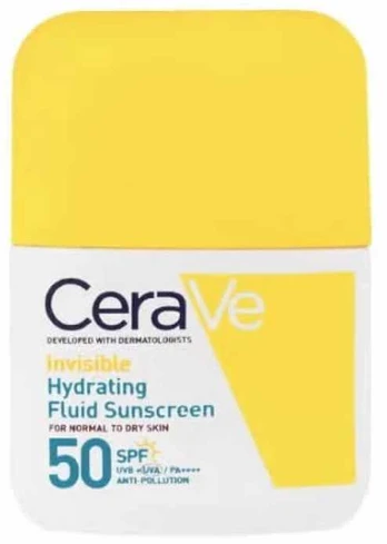 Cerave INVISIBLE moisturizing sun fluid SPF50 50 ml