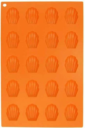 Silikoninė kepimo forma kriauklėms, praline, kriauklėms, 20 vnt