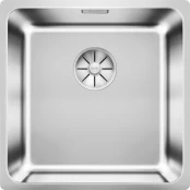 Plautuvė BLANCO  SOLIS 400-U BRUSHED InFino O.AF kaina