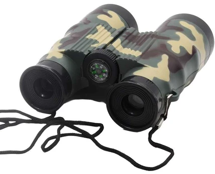 Vaikiški žiūronai su kompasu 12x38