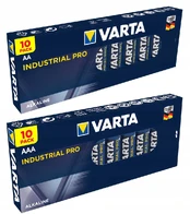 Baterie alkaliczne Varta AA AAA 20 vnt. kaina