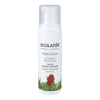 Ecolatier valomasis veido putos Intense Hydration Organic Aloe Vera, 150 ml