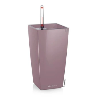 Vazonas Lechuza Maxi-Cubi, violetinis, 26x14 cm