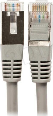Patch-cord F/UTP kat.5e PVC 3.0m pilka ALANTEC