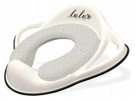 Mokomasis tualeto dangtis Maltex Lulu Design, baltas