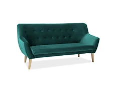 Sofa NORDIC 3 VELVET, žalia kaina